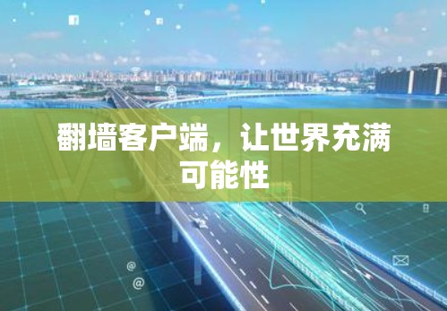 翻墙客户端,让世界充满可能性 翻墙客户端,让世界充满可能性