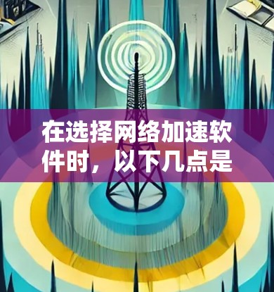 在选择<strong>网络加速</strong>软件时，以下几点是关键