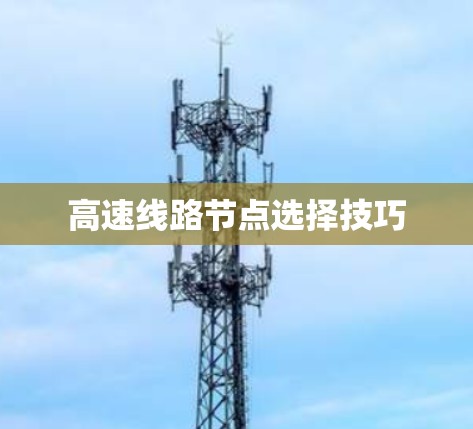 高速线路节点选择技巧