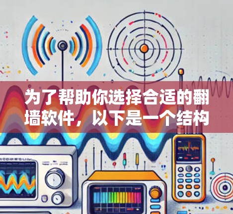 为了帮助你选择合适的翻墙软件，以下是一个结构化的指南