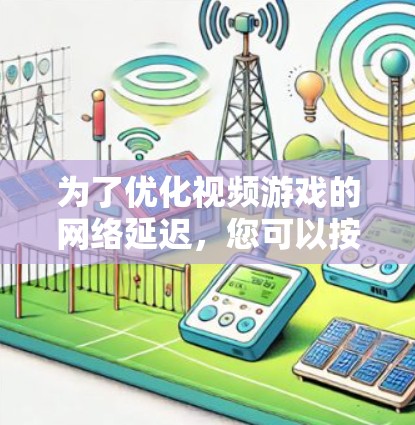为了优化视频游戏的网络延迟，您可以按照以下步骤进行操作