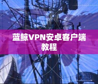 蓝鲸VPN安卓客户端教程 蓝鲸VPN安卓客户端教程