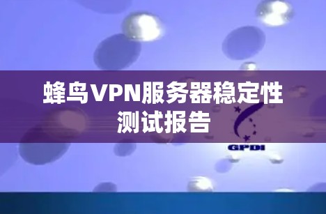 蜂鸟VPN服务器稳定性测试报告 蜂鸟VPN服务器稳定性测试报告