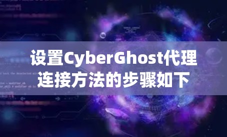 设置CyberGhost代理连接方法的步骤如下