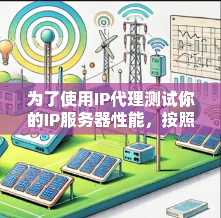 为了使用IP代理测试你的IP服务器性能，按照以下步骤操作